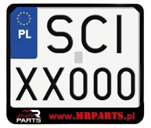 RAMKA MOTOCYKLOWA CZARNA