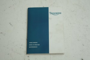 INSTRUKCJA OBSŁUGI KSIĄŻKA Triumph Sprint 955 RS