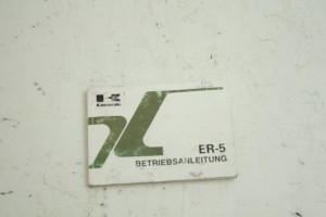 INSTRUKCJA OBSŁUGI KSIĄŻKA Kawasaki ER-5 97-00