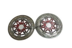 TARCZA HAMULCOWA KOMPLET Kawasaki ZZR 600 90-92